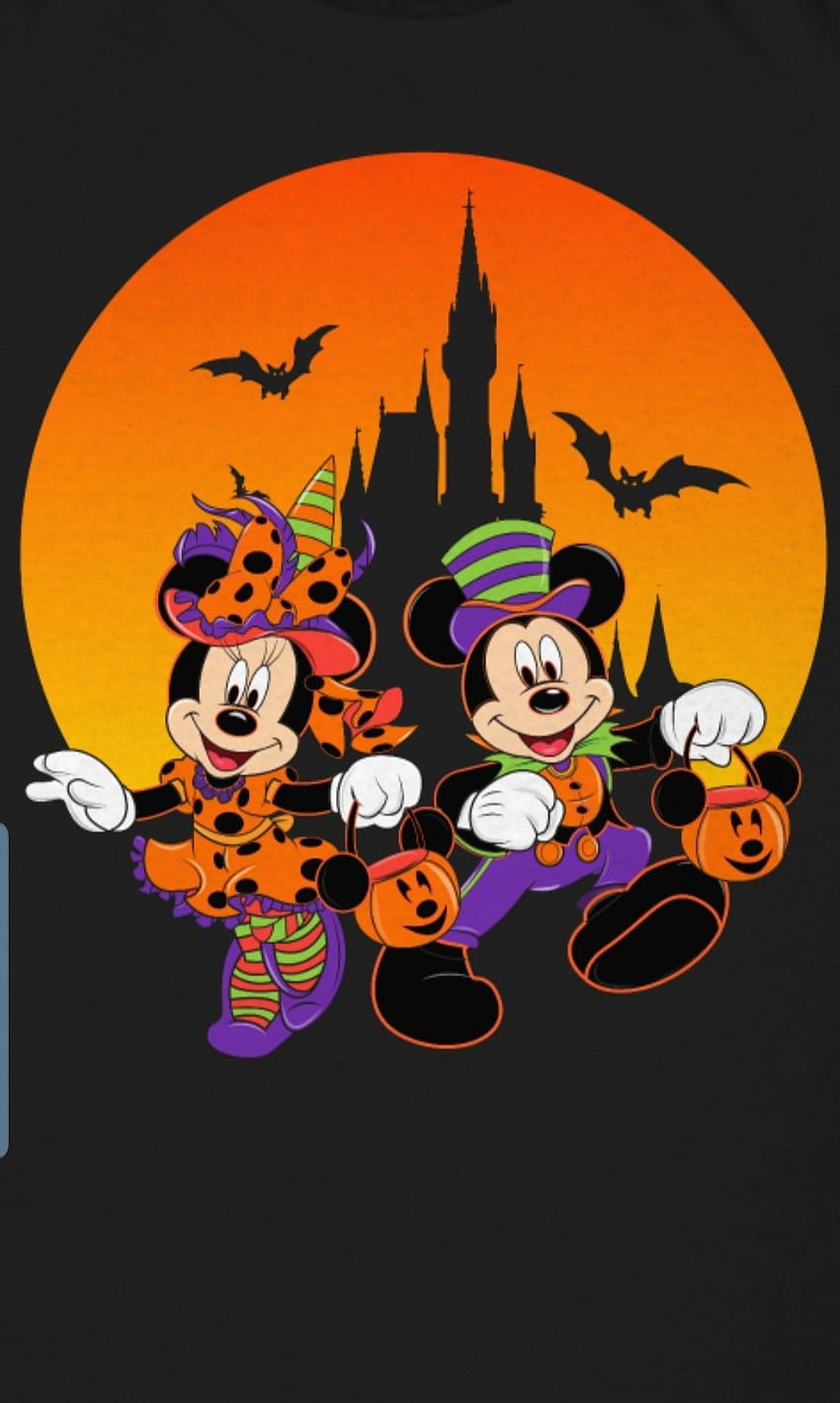 halloween minnie mouse HD phone wallpaper