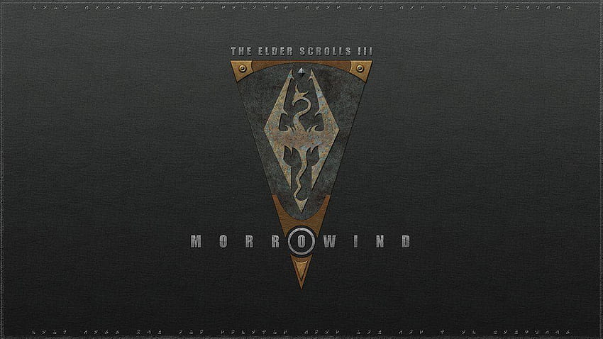 Morrowind Logo by B0b0linho HD wallpaper