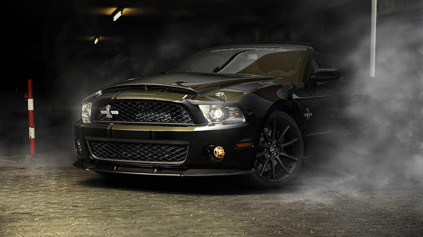 Ford Mustang Gt, dark ford gt HD wallpaper