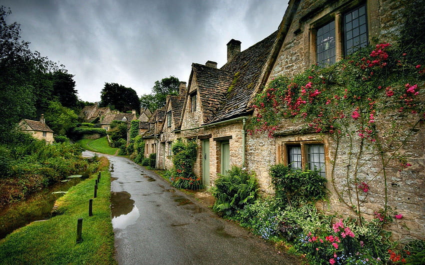 4 Village, french village HD wallpaper