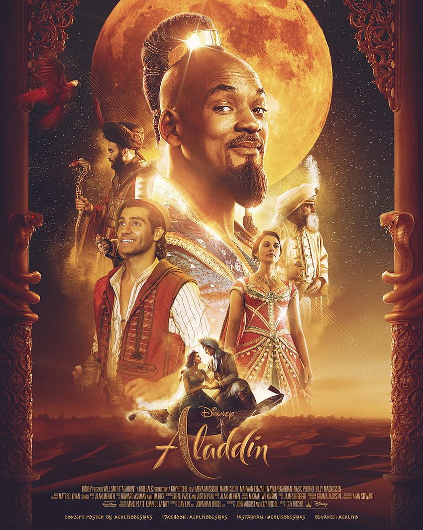 Aladdin de DISNEY en Behance, personajes de la película de aladdin fondo de pantalla del teléfono