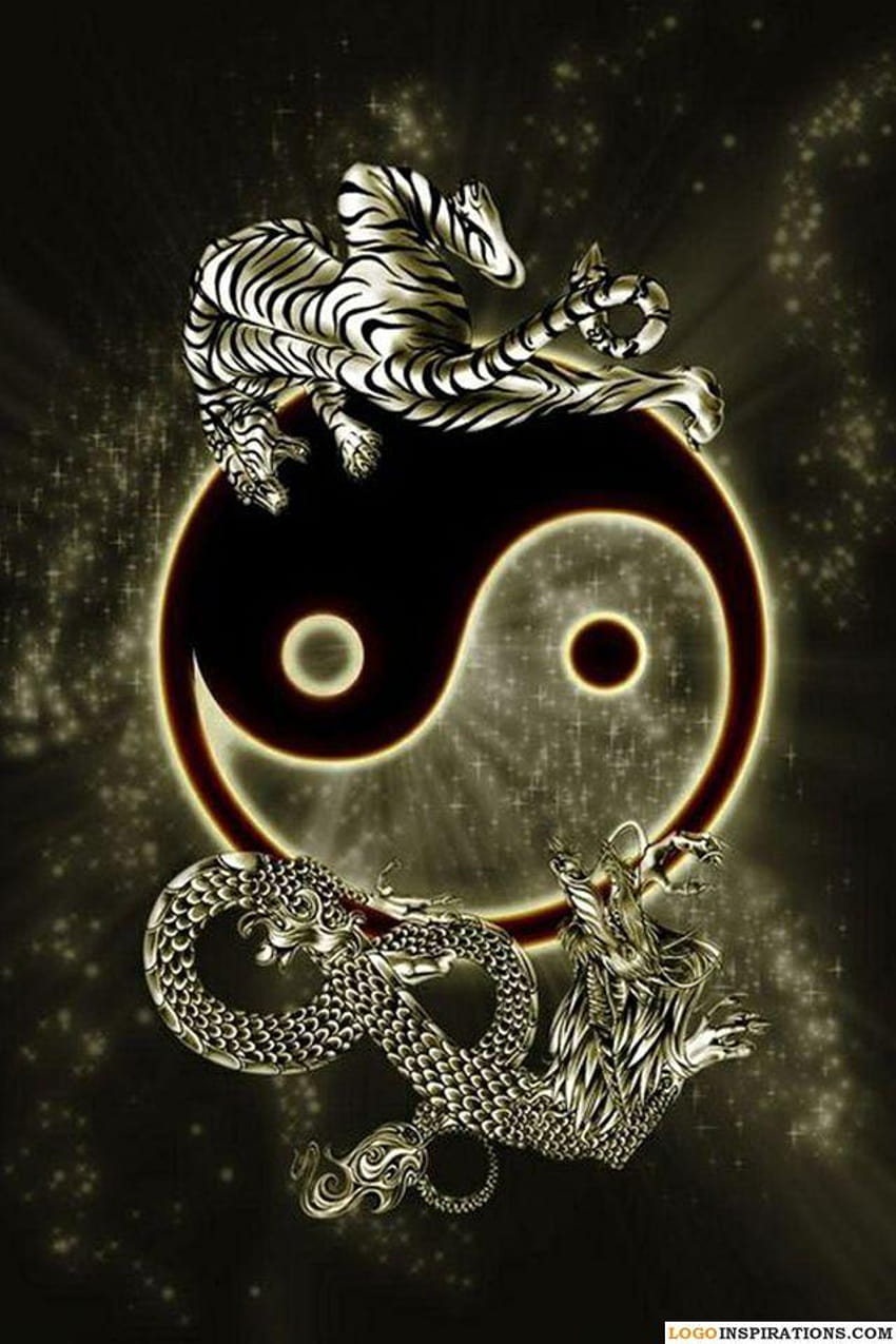 Pin on Yin yang, dragon yin yang phone HD phone wallpaper