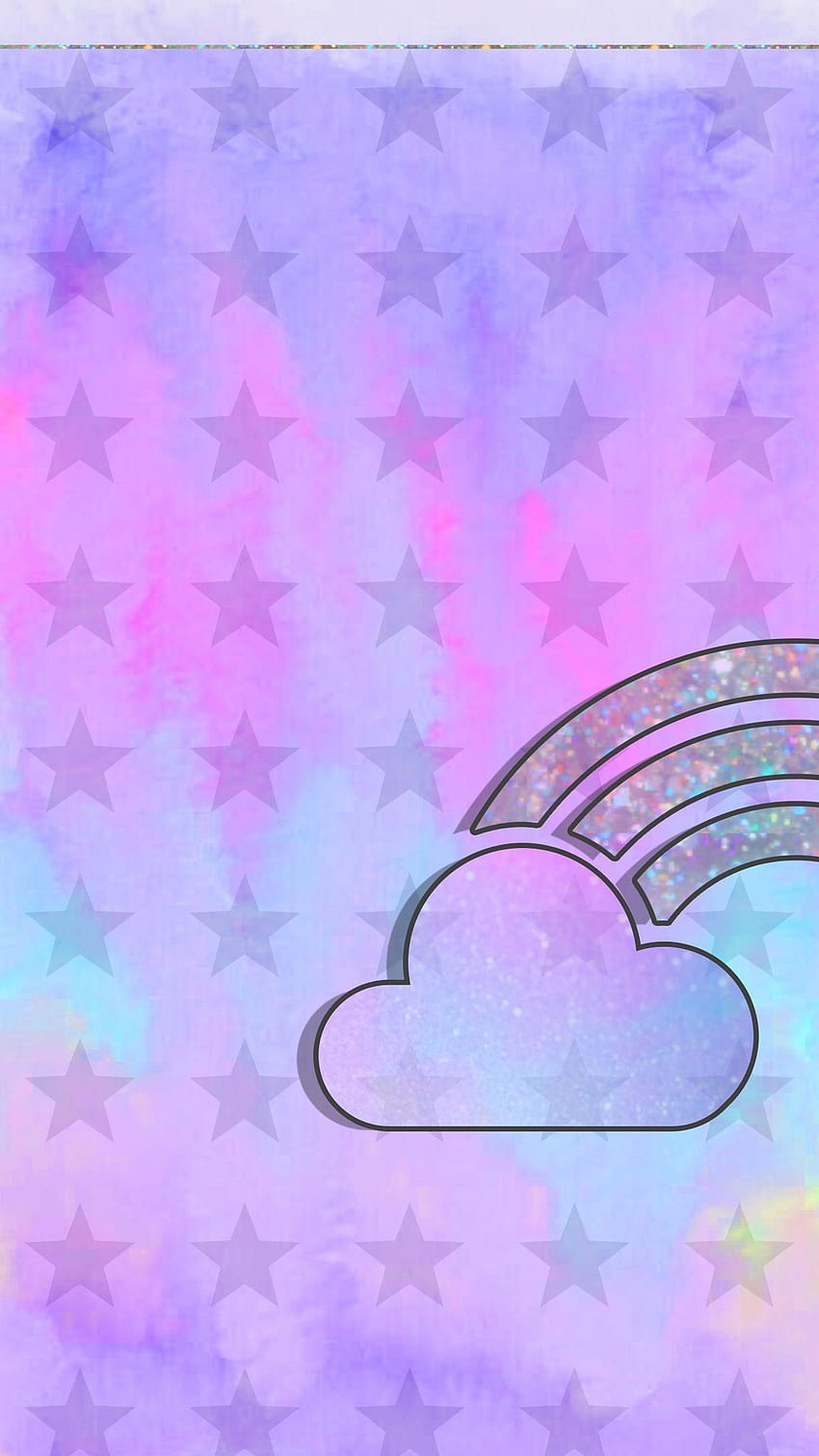 クラウド かわいい ガーリー iPhone iPhone Android 虹色のパープル ピンク、iphone かわいい ガーリー HD電話の壁紙