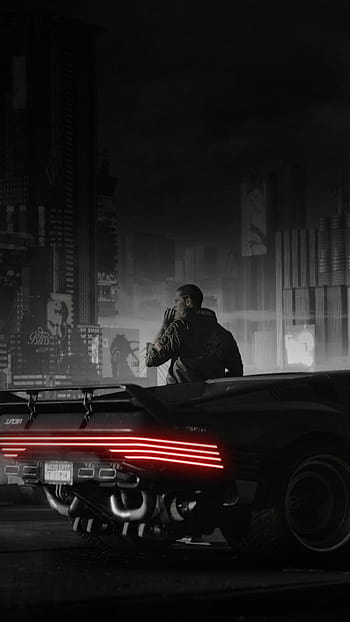 Cyberpunk 2077 V Samurai Jacket Car 4K Wallpaper #100