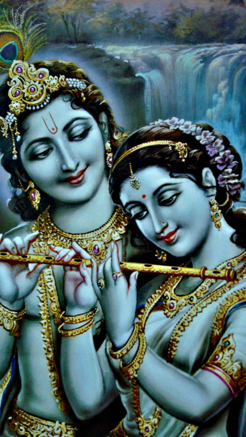 radha krishna iphone HD phone wallpaper