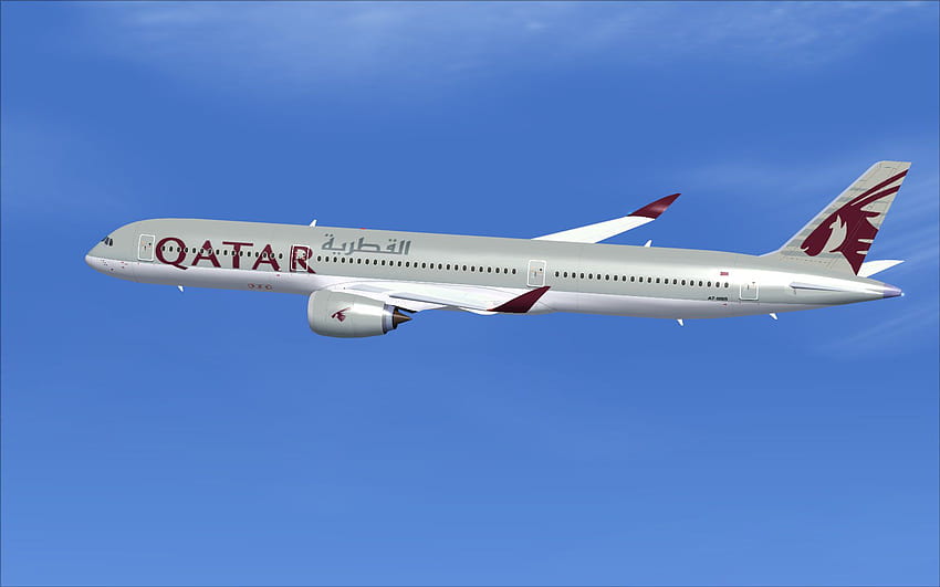 Qatar Airbus A350, airbus a350 1000 HD wallpaper | Pxfuel