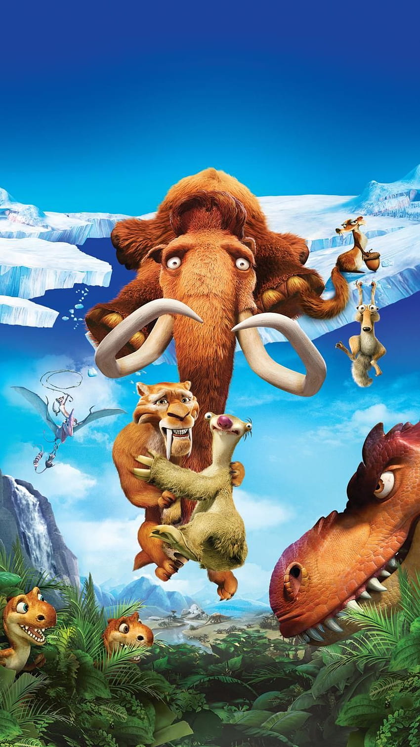 for, ice age dawn of the dinosaurs HD phone wallpaper