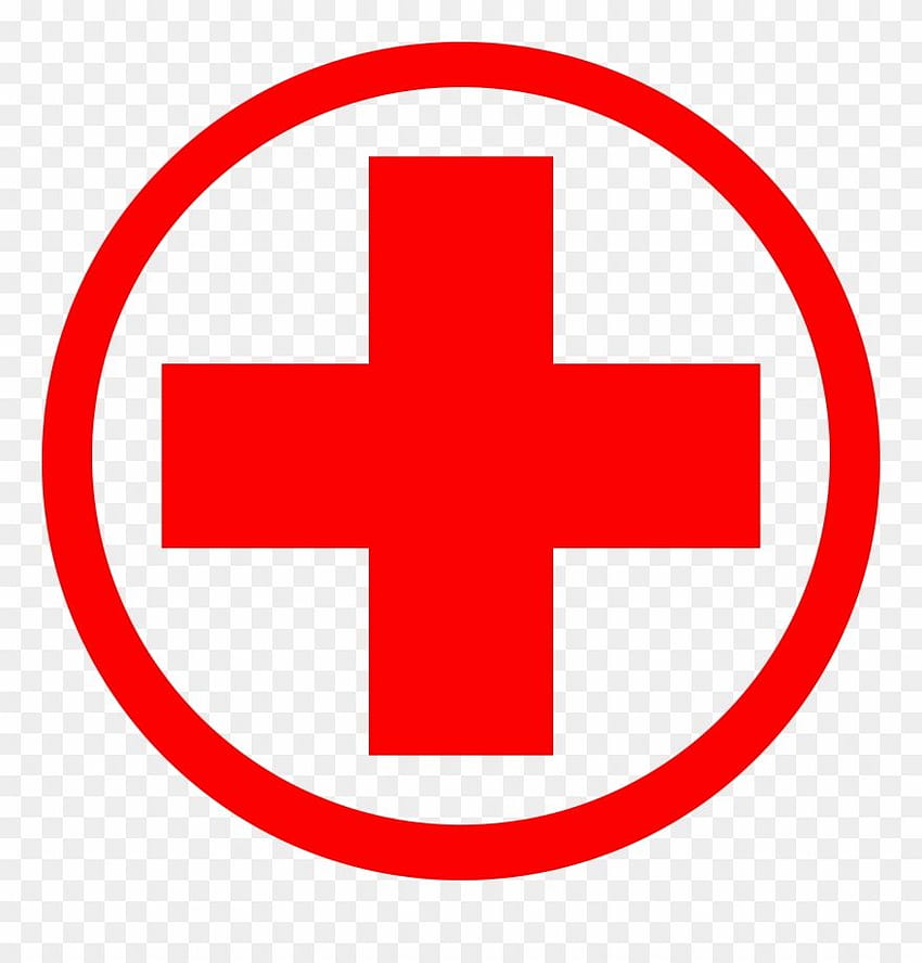 Medyczny symbol krzyża png, logo szpitala Tapeta na telefon HD