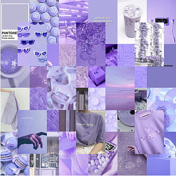 Purple Wall Collage Kit, Baddie Aesthetic, Purple Room Decor