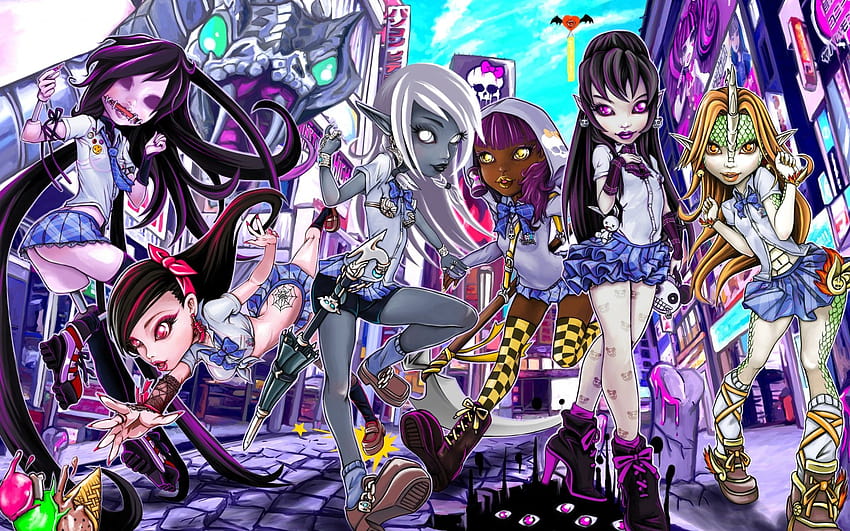 Monster High, draculaura aesthetic HD wallpaper