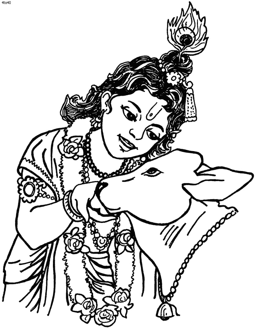 Krishna Clipart, Clip Art, Clip Art on Clipart Library, krishna drawing HD phone wallpaper