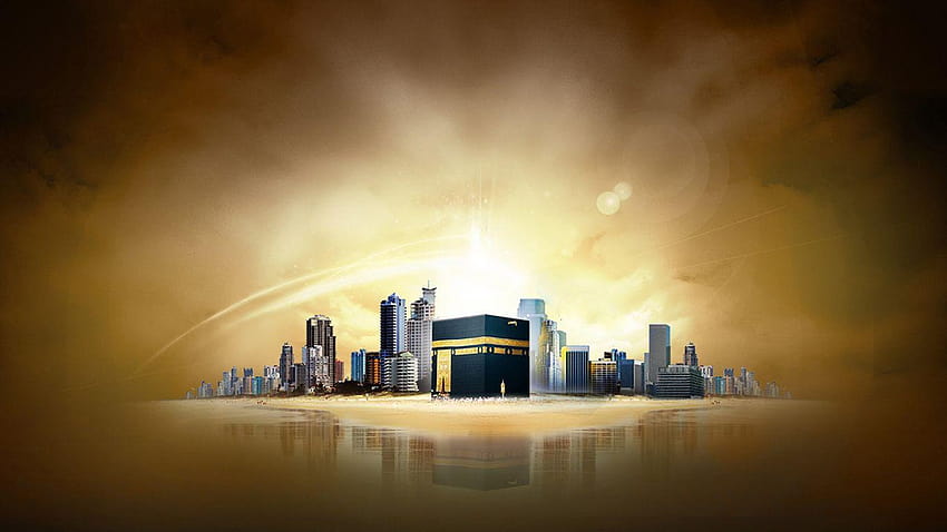 Islamic Backgrounds 6254, background mekkah HD wallpaper
