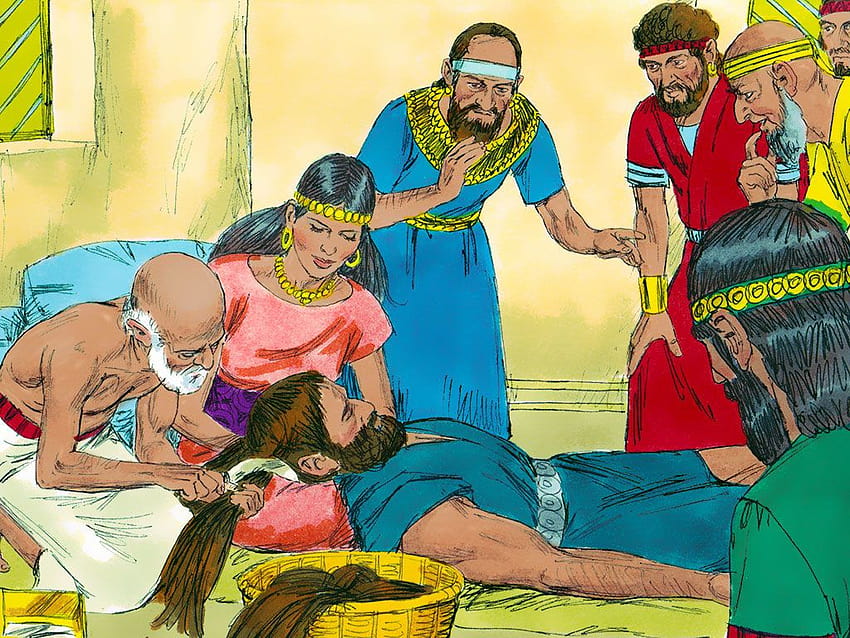 Biblia :: Sekret siły Samsona został ujawniony, biblijny samson Tapeta HD