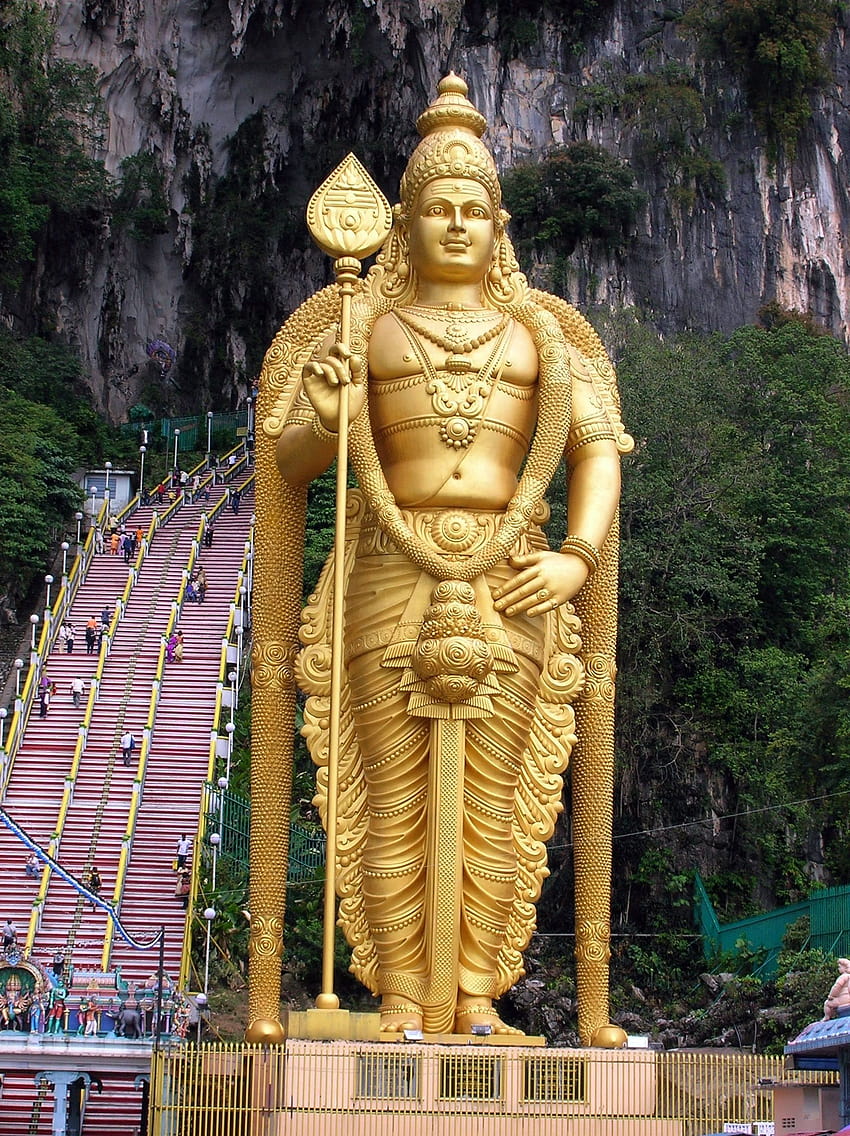 File:Lord Muruga Batu Caves.jpg, god muruga HD phone wallpaper