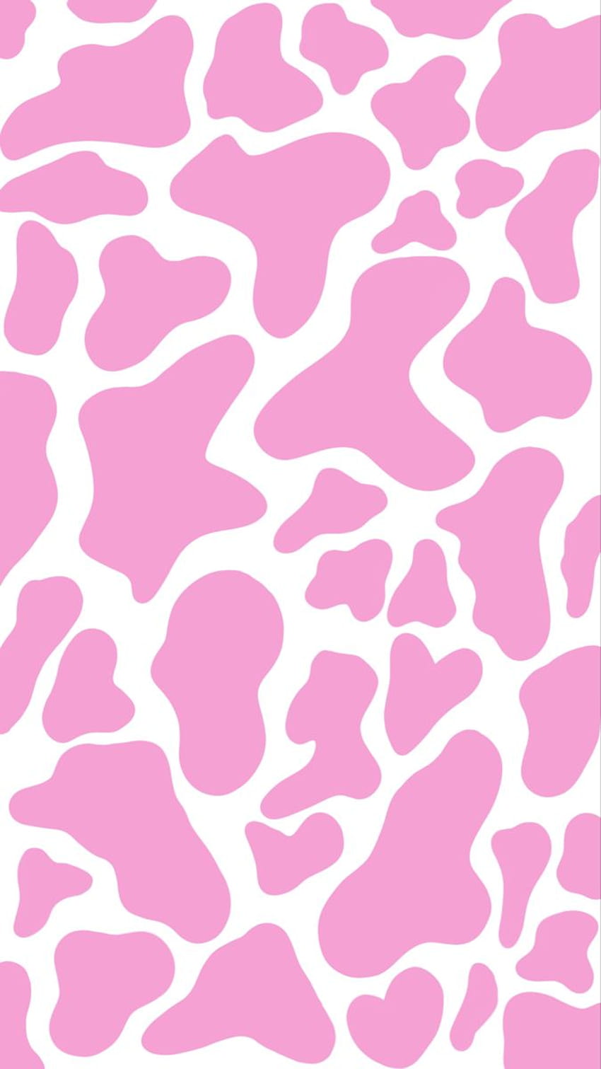 Strawberry Cow  Pink Patches Wallpaper Download  MobCup