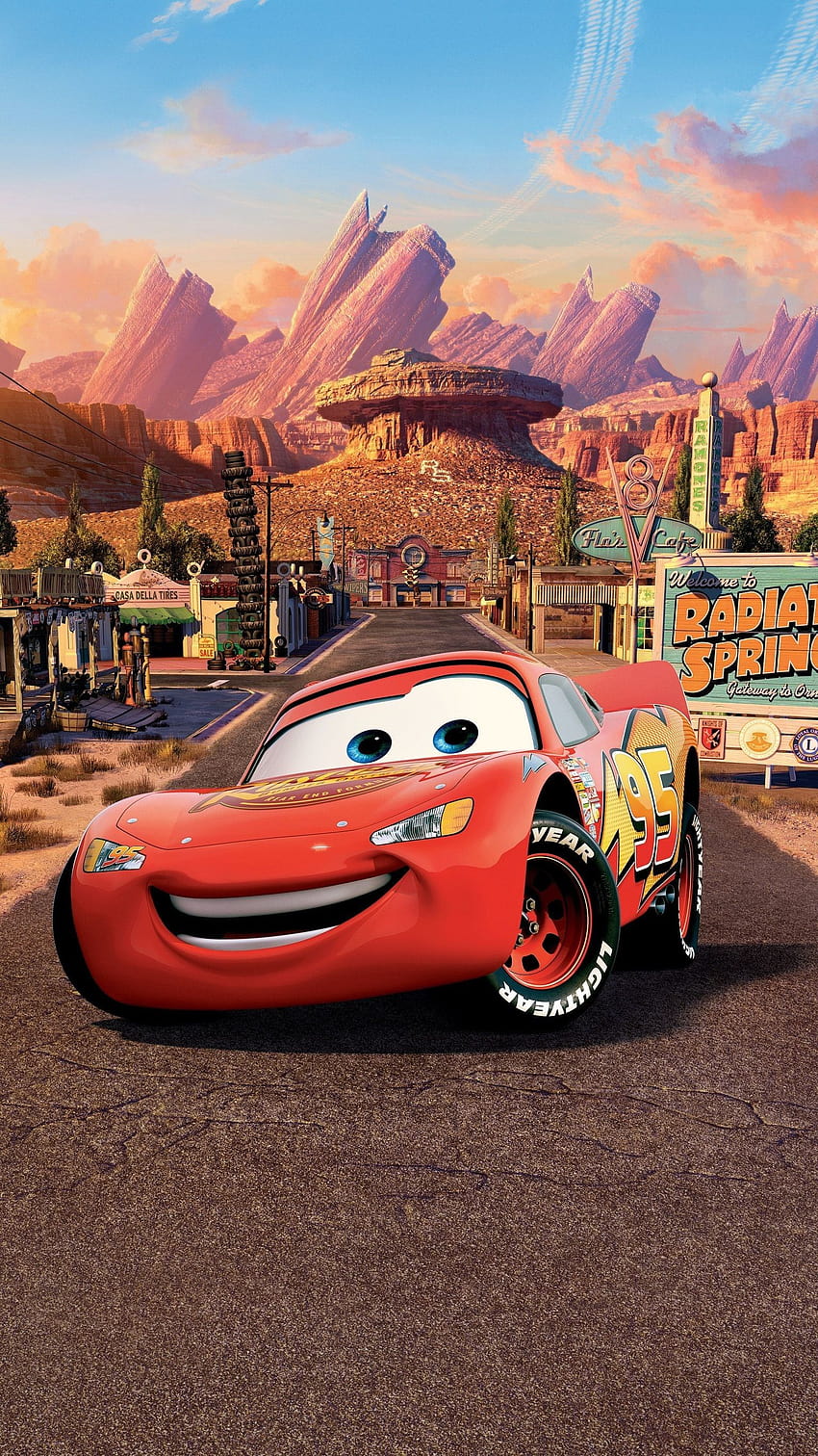 Cars Cartoon, les voitures le film Fond d'écran de téléphone HD