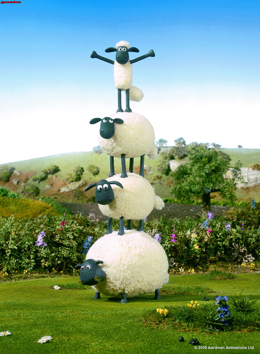 Овцата Шон iPhone 5, телефон Timmy Time HD тапет за телефон