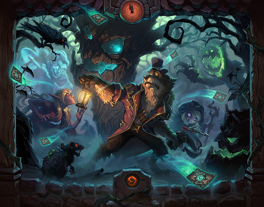 Hearthstone: The Witchwood, game artefak Wallpaper HD