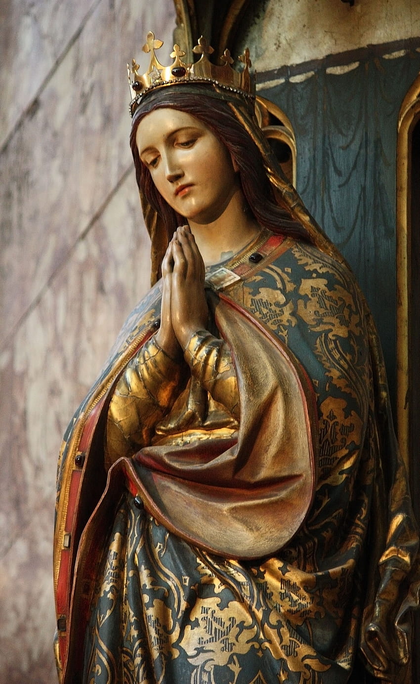 Virgin Mary, mother mary iphone HD phone wallpaper