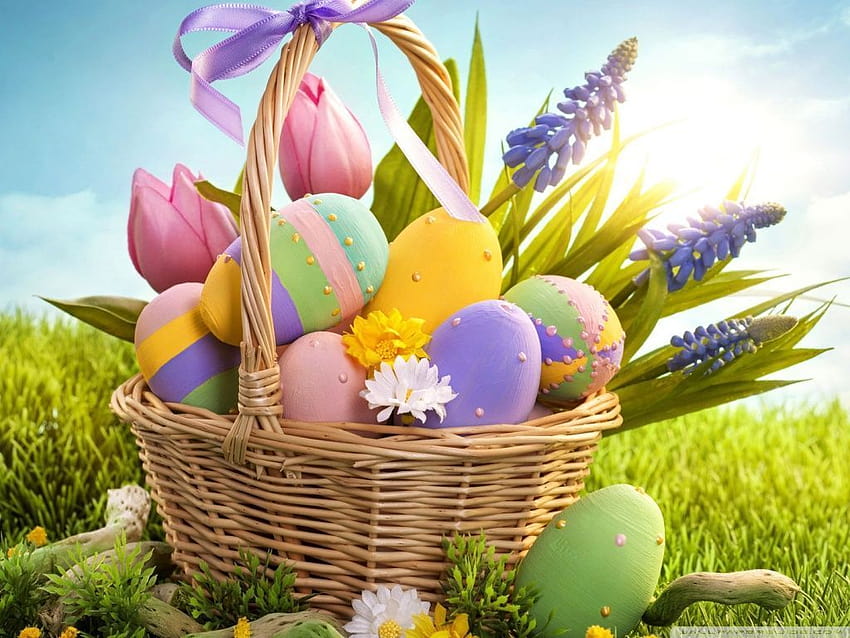 Easter Scenes, easter scenery HD wallpaper