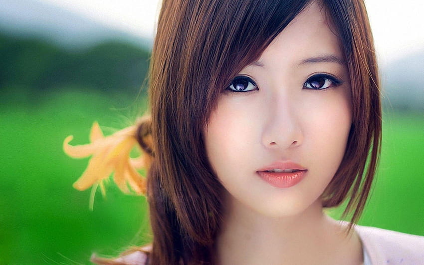 Сладко азиатско, китайско момиче HD тапет
