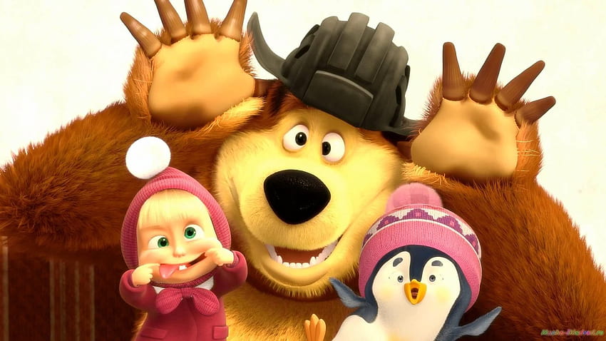 Маша и Медвед )), masha and the bear penguin HD wallpaper | Pxfuel