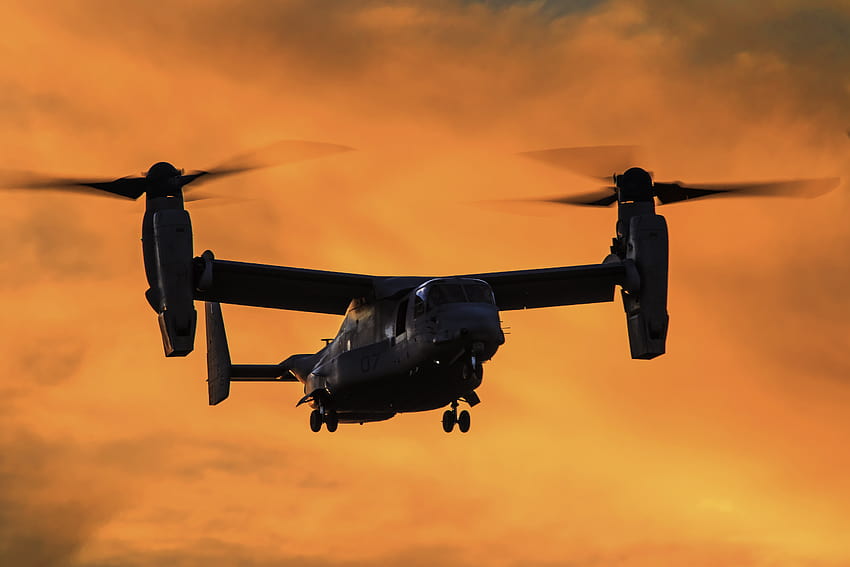 Bell Boeing V, osprey helicopter HD wallpaper