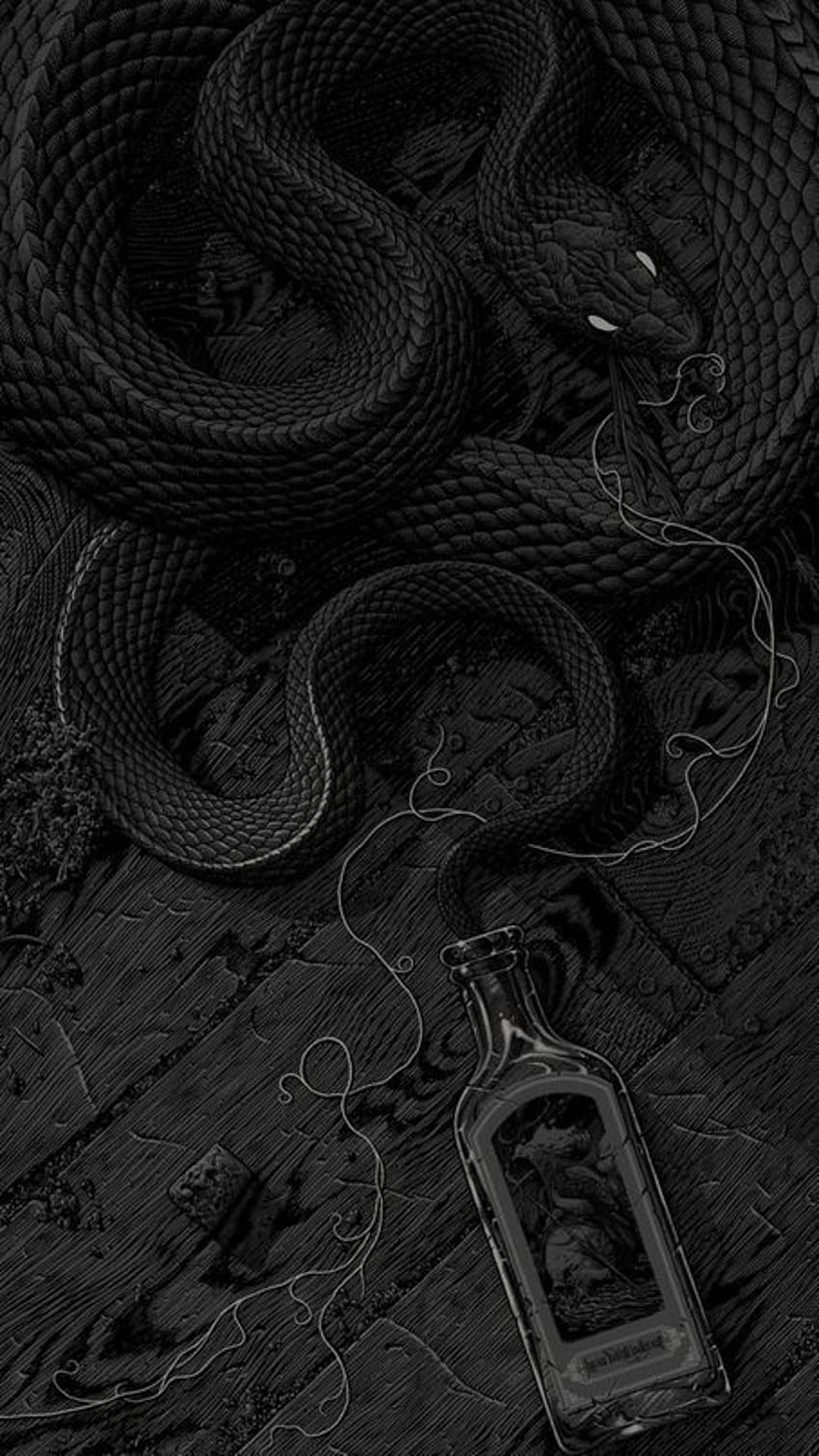 snake art HD phone wallpaper