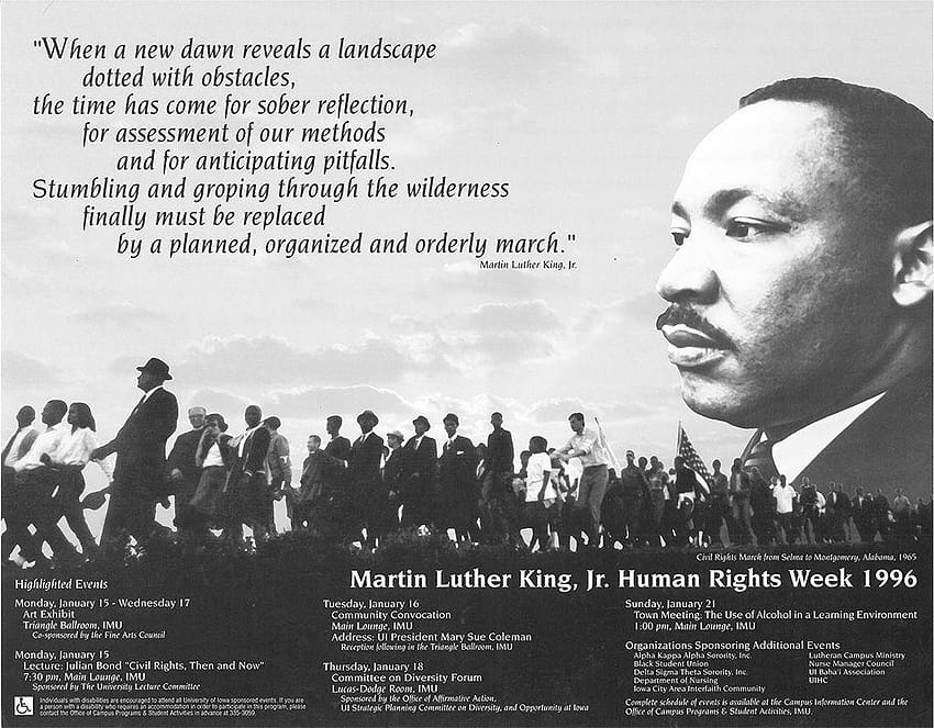 Martin Luther King, Jr. Perayaan Hak Asasi Manusia, hari martin luther king jr 2019 Wallpaper HD