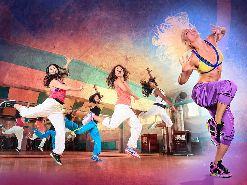Zumba Dance, danse pop américaine Fond d'écran HD