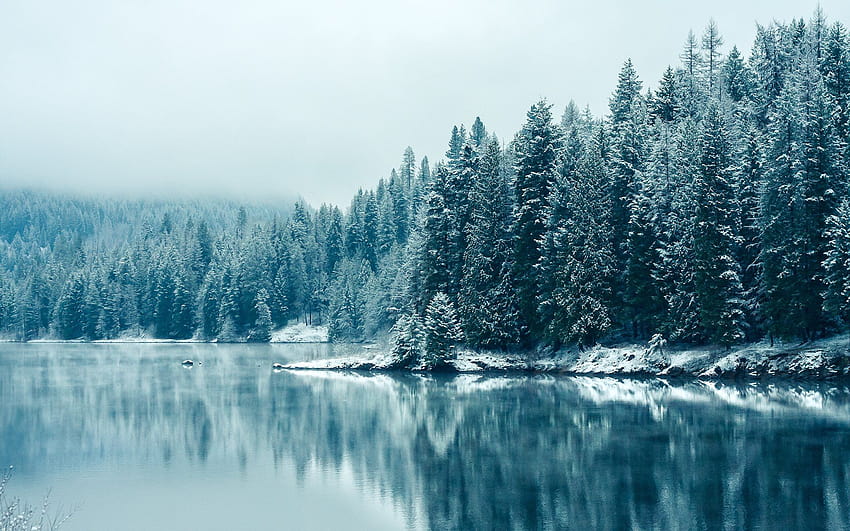 Beautiful Winter For Chromebook, blue aesthetic chromebook HD wallpaper