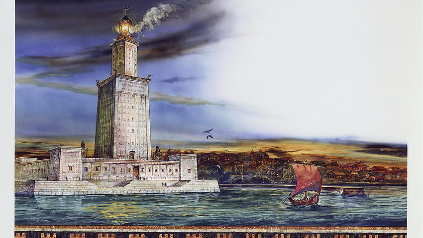 The Lighthouse of Alexandria HD wallpaper