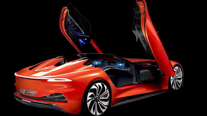 Karma SC1 Vision Concept Previews Design Language Of Tomorrow, red karma sc1 vision electric supercar HD wallpaper
