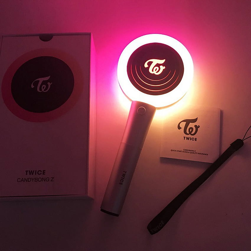 Twice Lightstick Ver.2 Candy Bong Z Concert Light Stick Glow Lamp Momo Sana Original HD phone wallpaper
