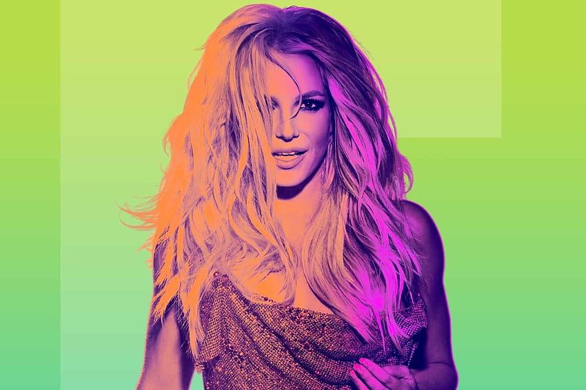 Britney Spears Colorido, Britney Spears 2018 fondo de pantalla