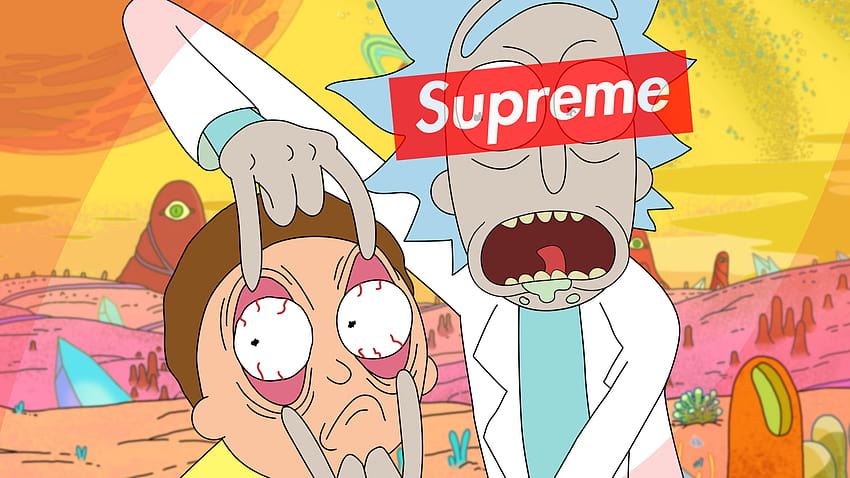 2 Supreme Rick And Morty, rick and morty computer portrait HD wallpaper ...