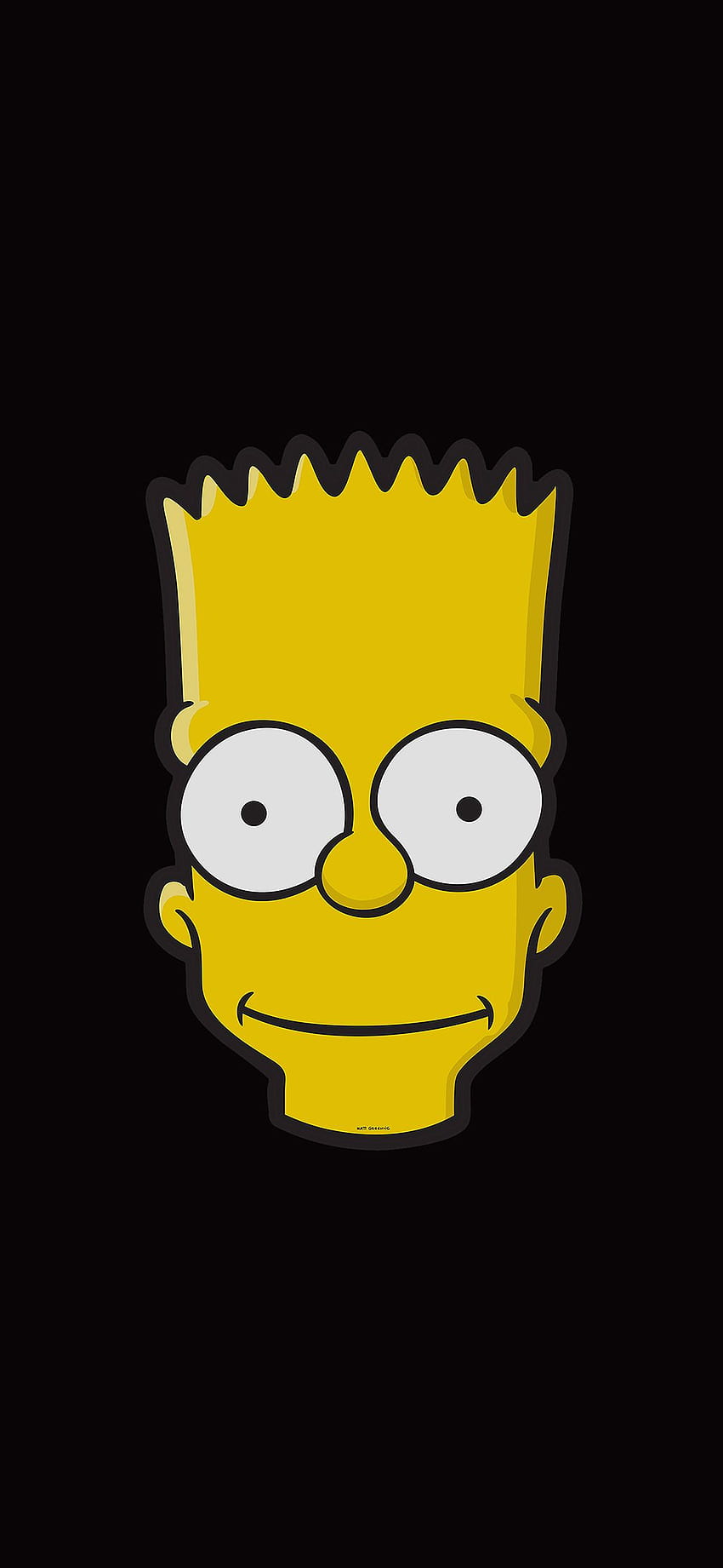 aj29, bart simpson black HD phone wallpaper