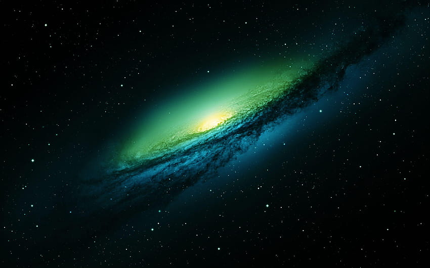 Cosmos y arte digital, 80 nes Full, green galaxy HD wallpaper