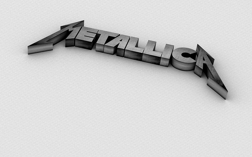 Logo Metalliki 3D, Metallica 3d Tapeta HD