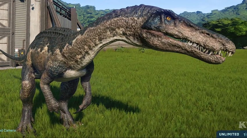 Jurassic World Evolution, mondo giurassico baryonyx Sfondo HD