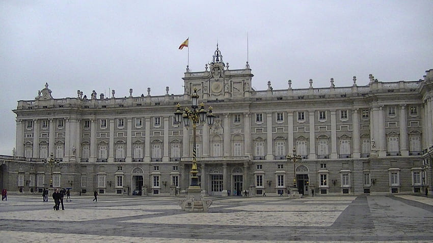 Файл:Madrid Royal Palace.jpg, кралски дворец на Мадрид HD тапет