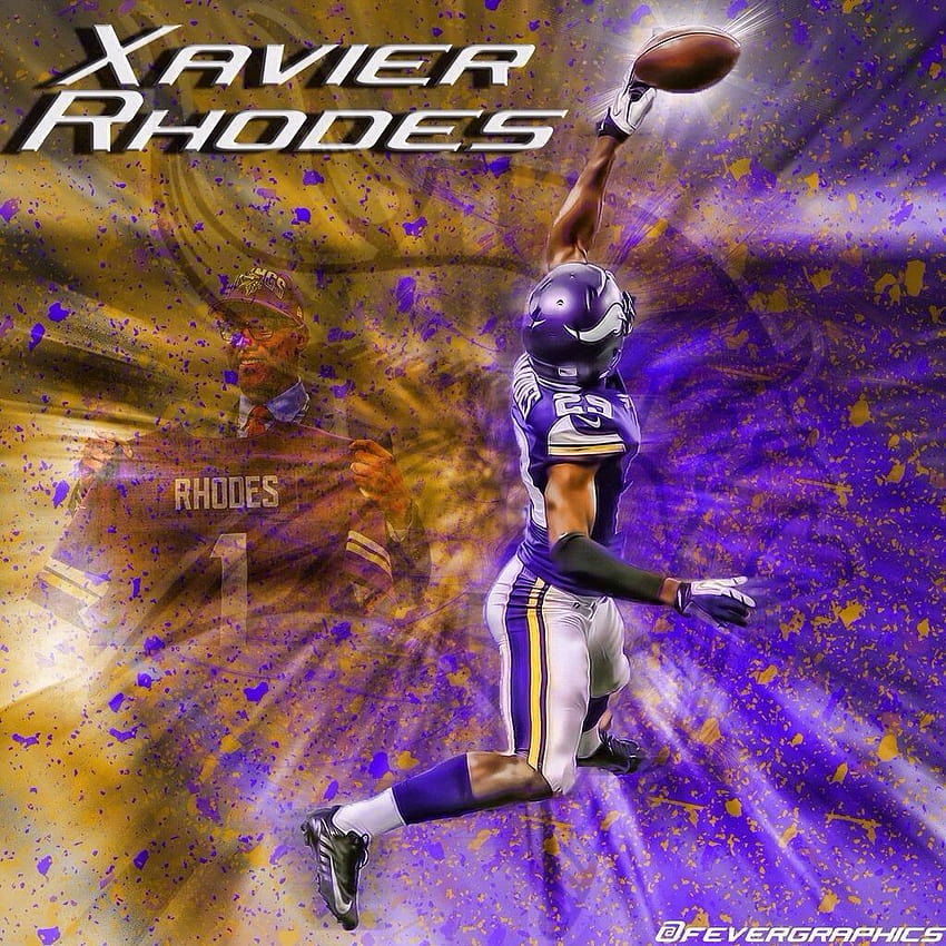 I'm back with an Xavier Rhodes edit! I'm actually really with how this turned out! Hope you guys like it! : minnesotavikings HD phone wallpaper