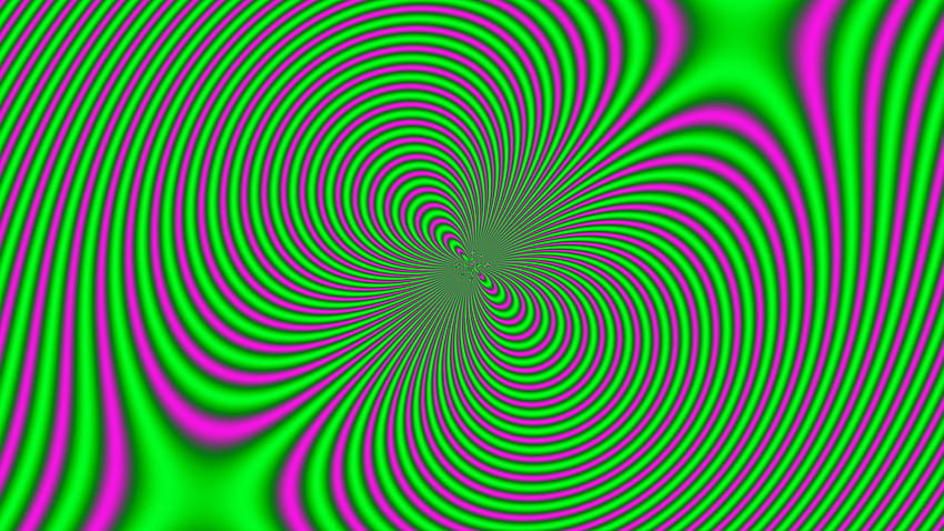 Arte óptico, ilusión óptica de círculos de colores. fondo de pantalla