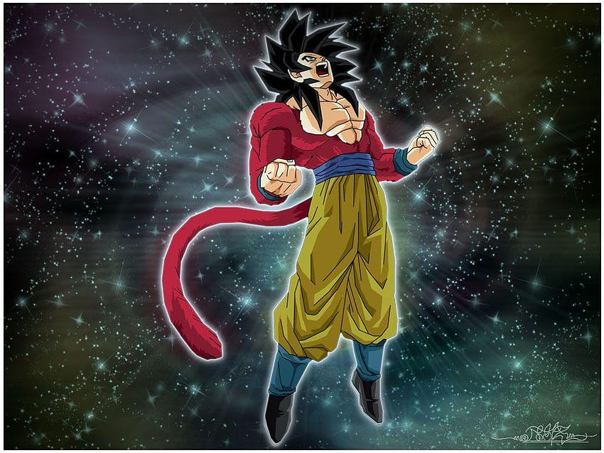 Super Saiyan 4 Goku by Kazmedia, goku super saiyan 4 HD wallpaper | Pxfuel