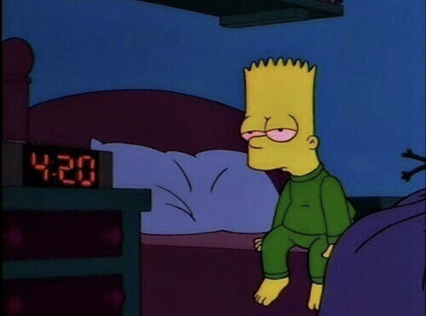 Bart simpson stoned cartoon characters HD wallpapers | Pxfuel