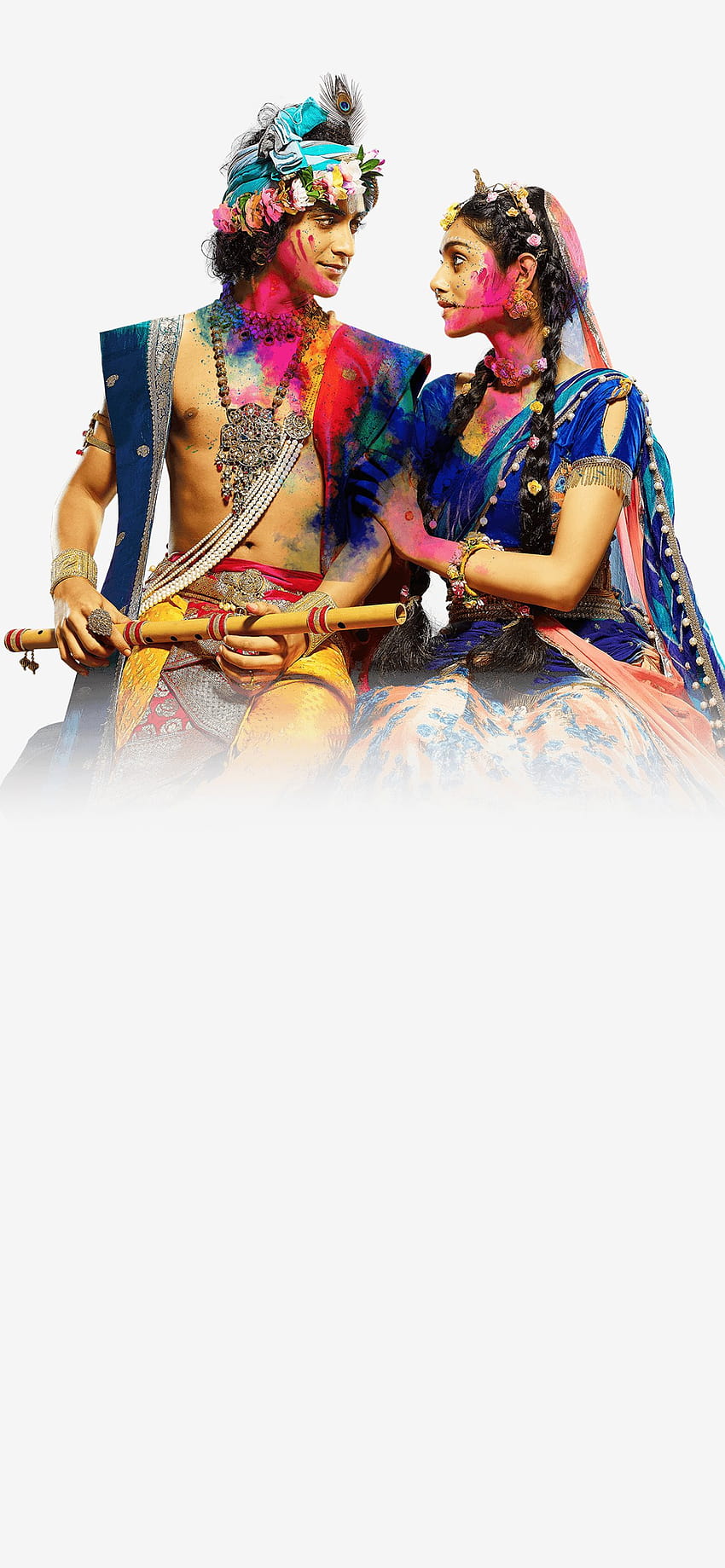 Beste Krishna iPhone, 3D Radha Krishna HD-Handy-Hintergrundbild