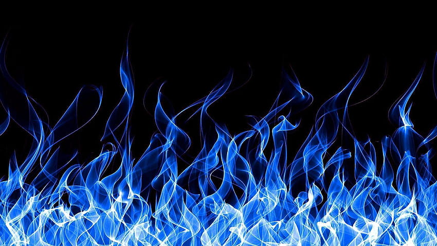5 Blue Fire, lambo fire HD wallpaper