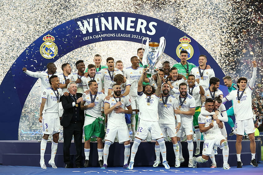 Реал Мадрид Шампионска лига на УЕФА 2022 HD тапет