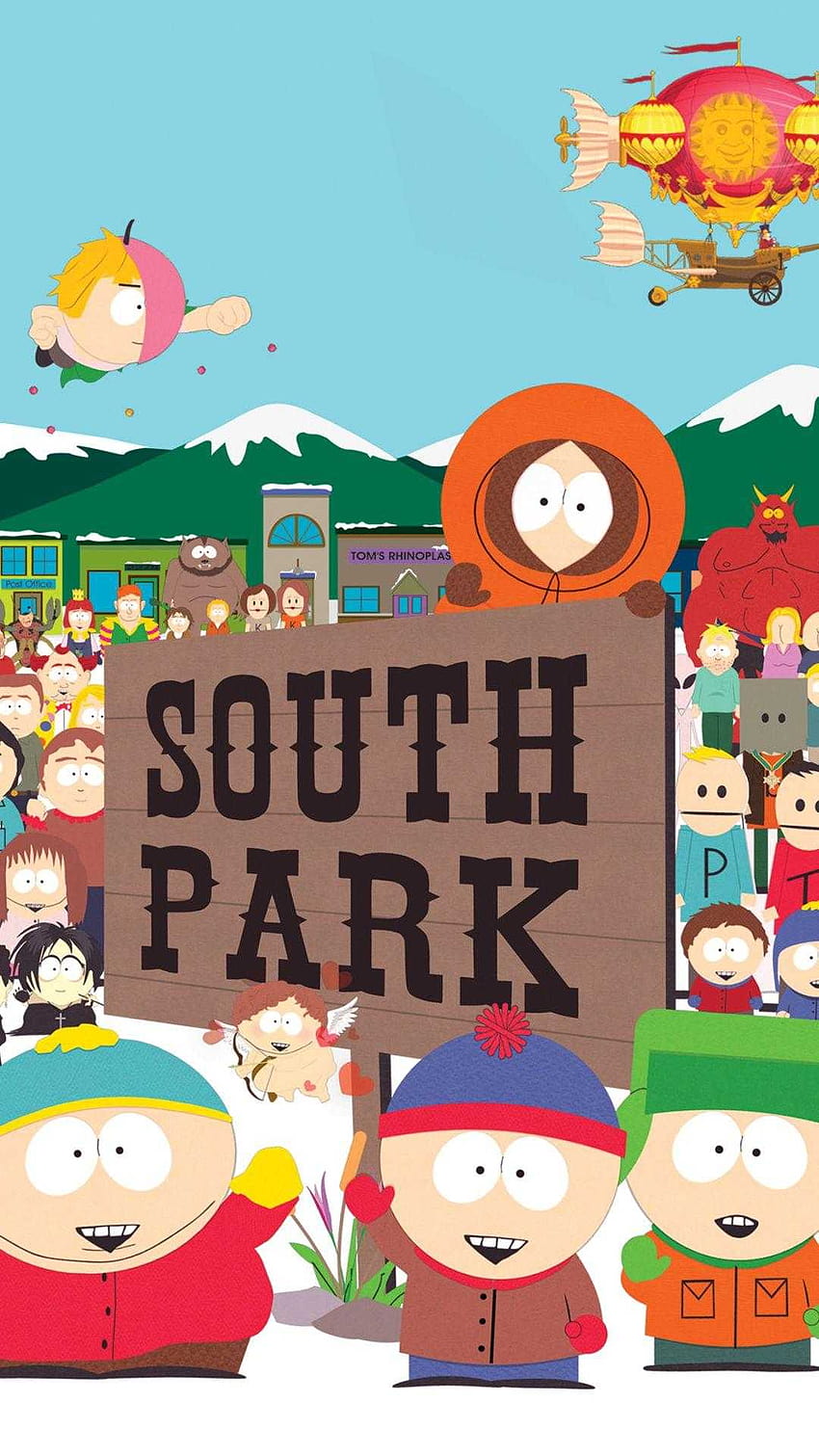 IPhone de South Park, Kyle de South Park fondo de pantalla del teléfono
