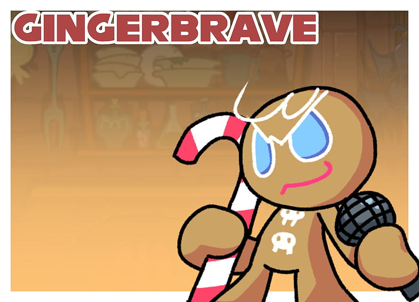 GingerBrave over Pico Mod [Friday Night Funkin'] [Works In Progress], cookie run gingerbrave HD wallpaper